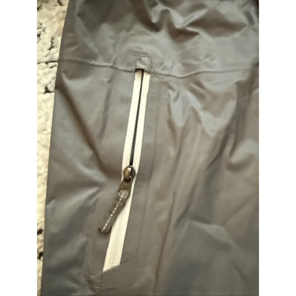 REI Co-op Rain Jacket Youth XXL 18 Gray Hooded Waterproof Hiking Kids